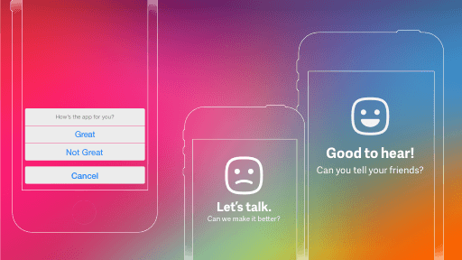 更好(hǎo)的(de)方式來(lái)引導用(yòng)戶為(wèi)APP應用(yòng)打分(fēn)